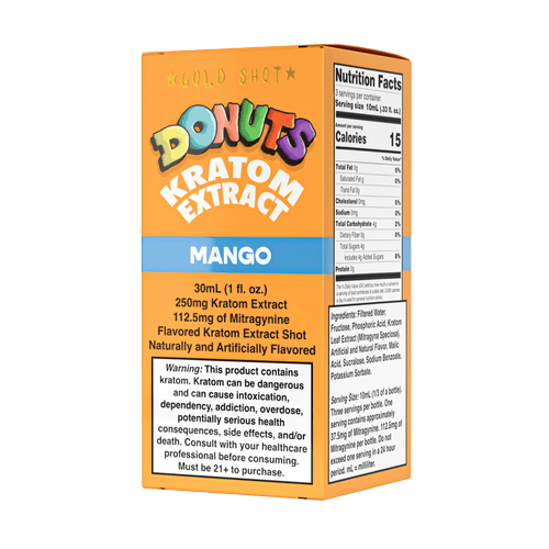 Donuts - Kratom Extract - Gold Mango Shot