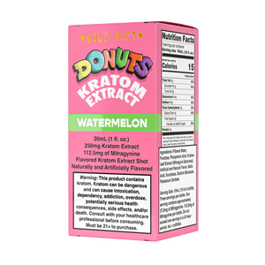 Donuts - Kratom Extract - Gold Watermelon Shot