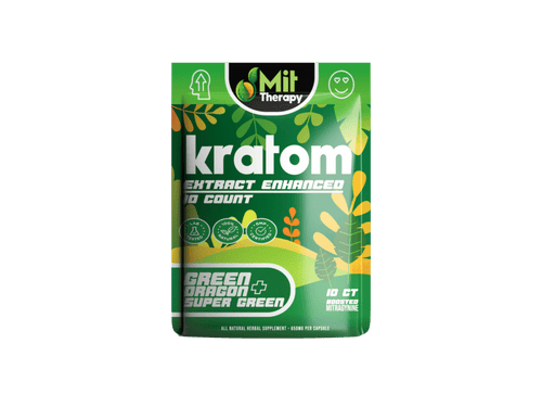 *MIT Therapy Green Dragon + Super Green*-10ct x 1 Pouches (10 Total Capsules)