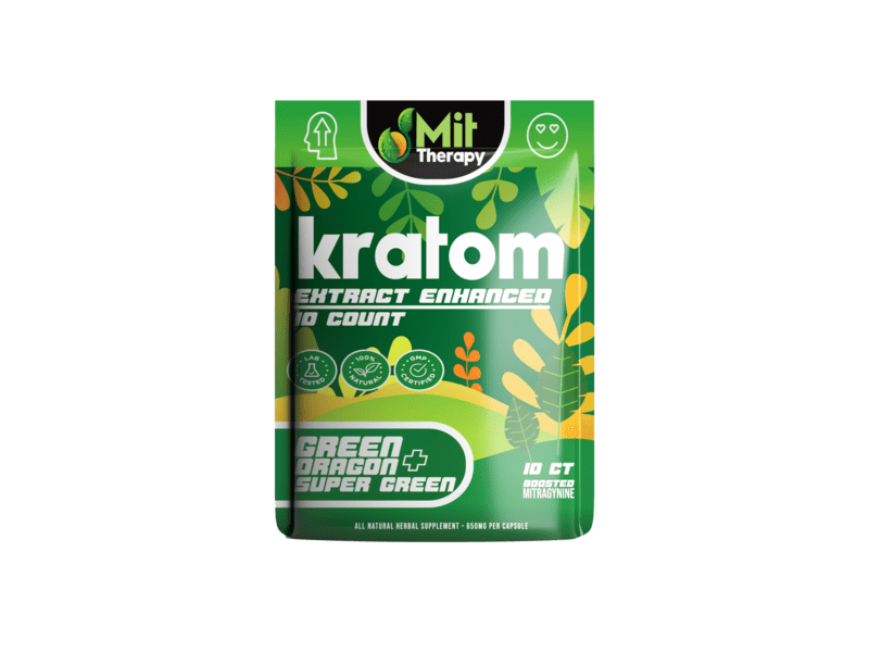 *MIT Therapy Green Dragon + Super Green*-10ct x 1 Pouches (10 Total Capsules)