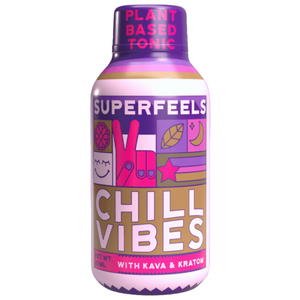 SUPER FEELS CHILL VIBES KAVA & KRATOM SHOT 35MG MIT & 25MG KAVA