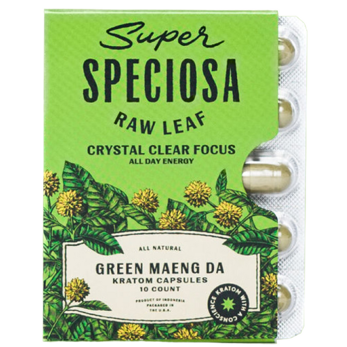 Super Speciosa - Green Maeng Da - 10 Capsules