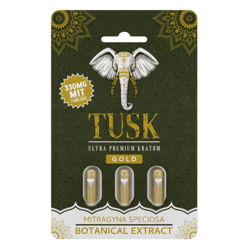 TUSK KRATOM - Gold Extract Capsules