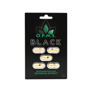 OPMS - Black Kratom Extract Capsules