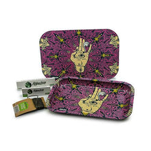 Cargar imagen en el visor de la galería, Afghan Hemp - Metal Tray Kit w/ Magnetic Lid