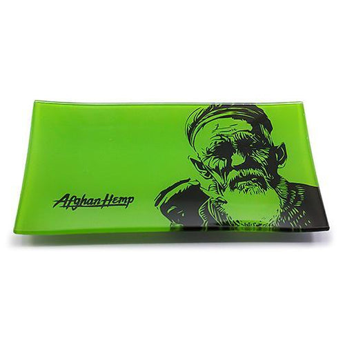 Afghan Hemp Glass Tray - Grandpa